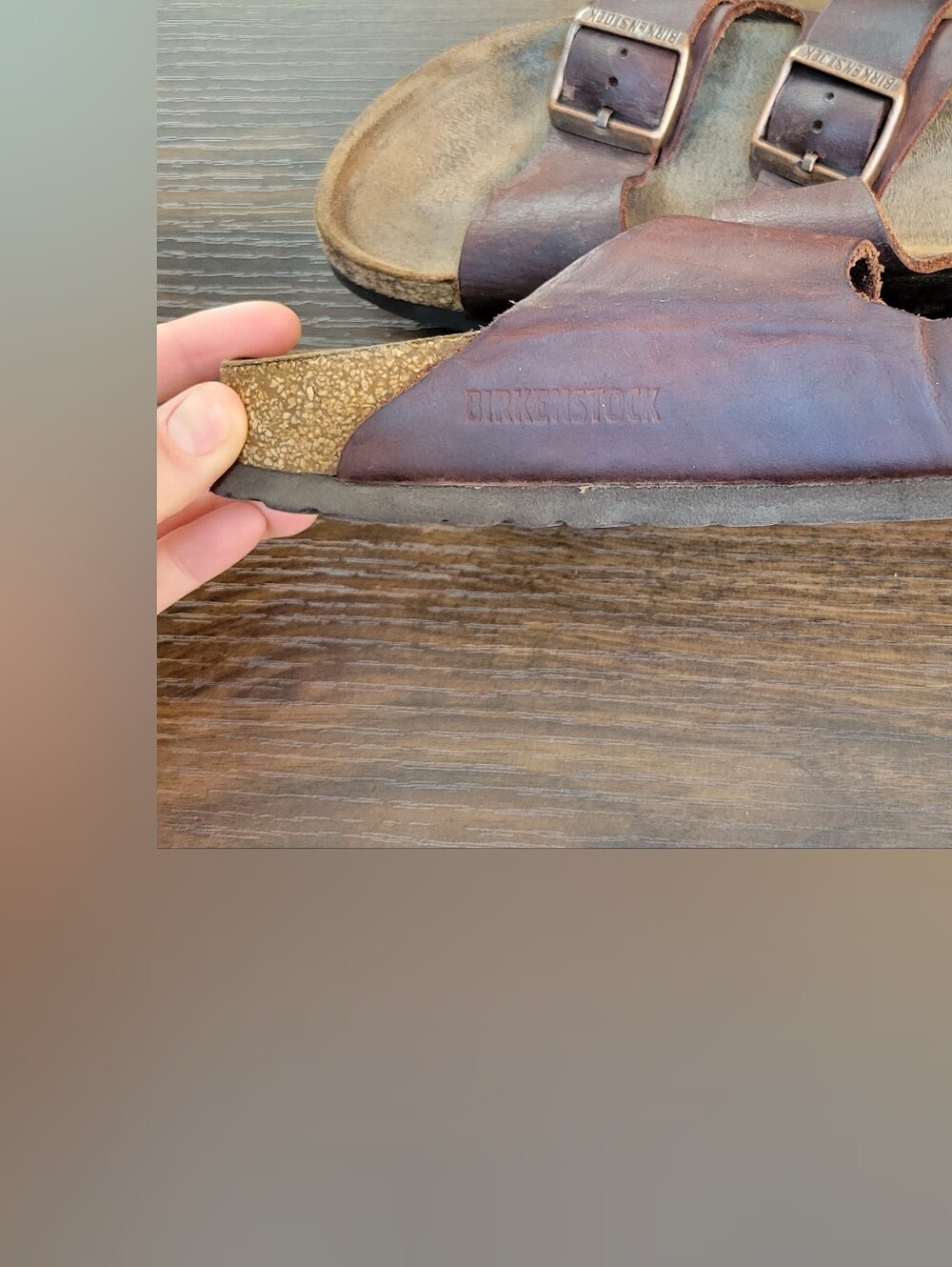 Birkenstock Arizona Brown Slip On Sandal Women Size 38 Comfort Casual - Picture 3 of 8